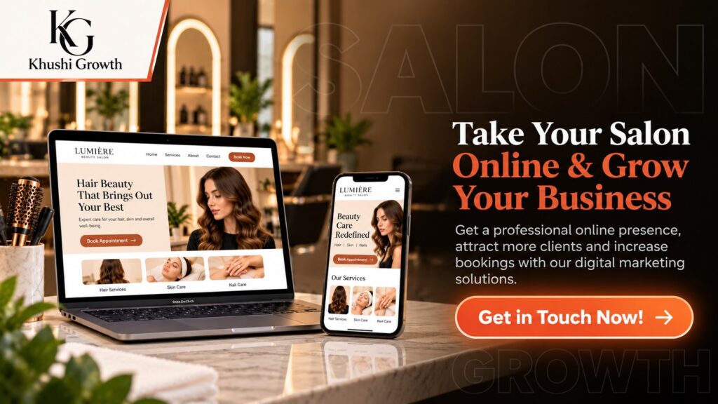 Digital marketing for salon business growth