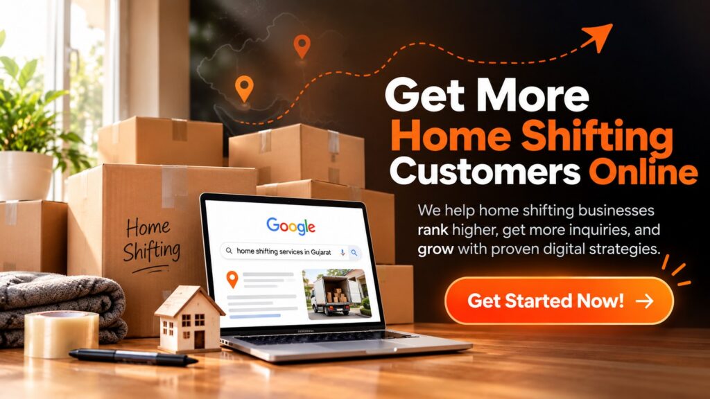 Digital marketing for home shifting business growth