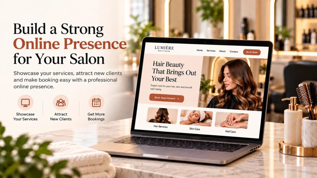 Building a strong online presence for salons